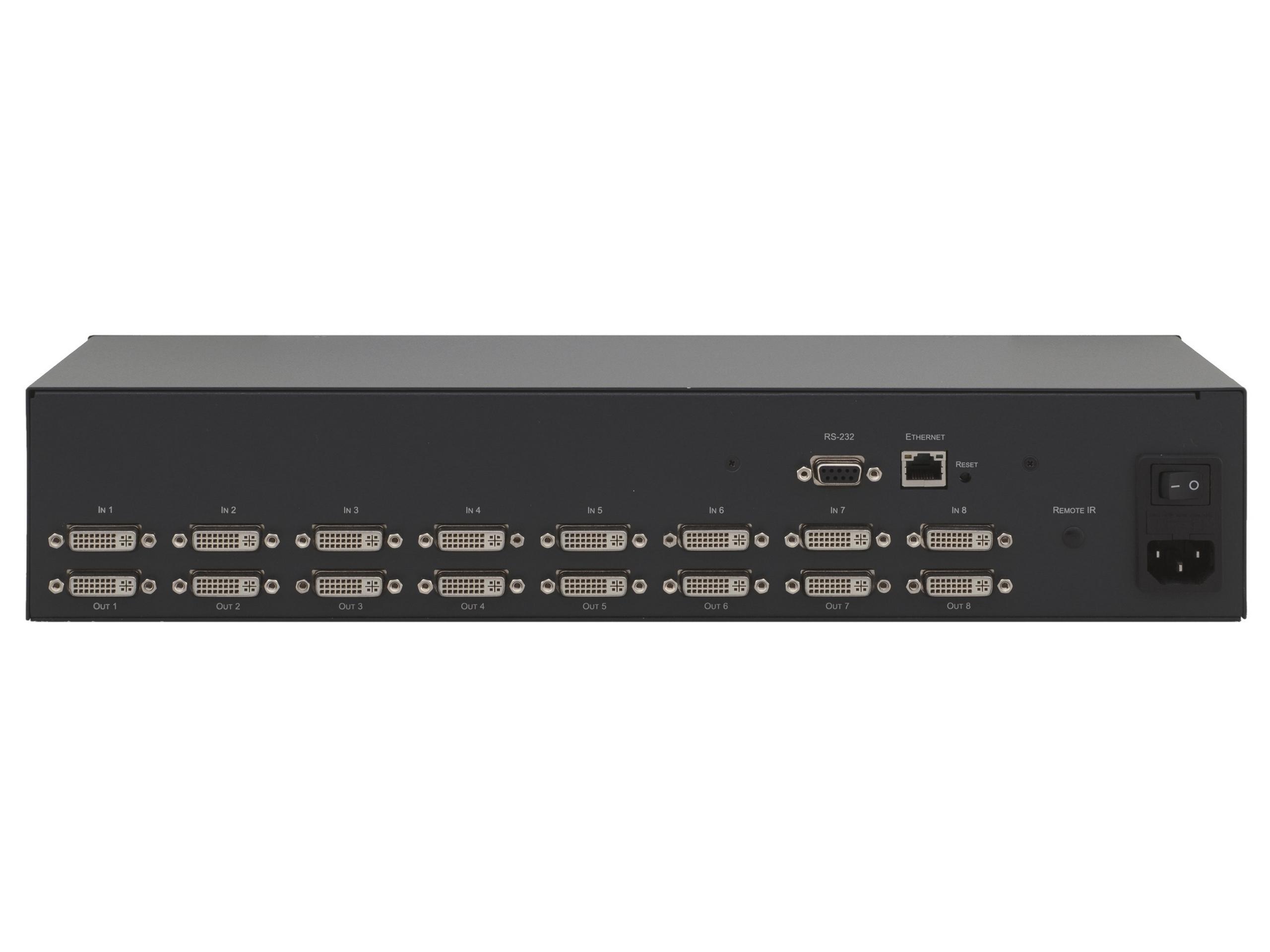 Kramer VS-88HDCPxl 8×8 DVI/HDMI Matrix switcher HDCP / EDID PassThru / 6.75Gbps / 1080p