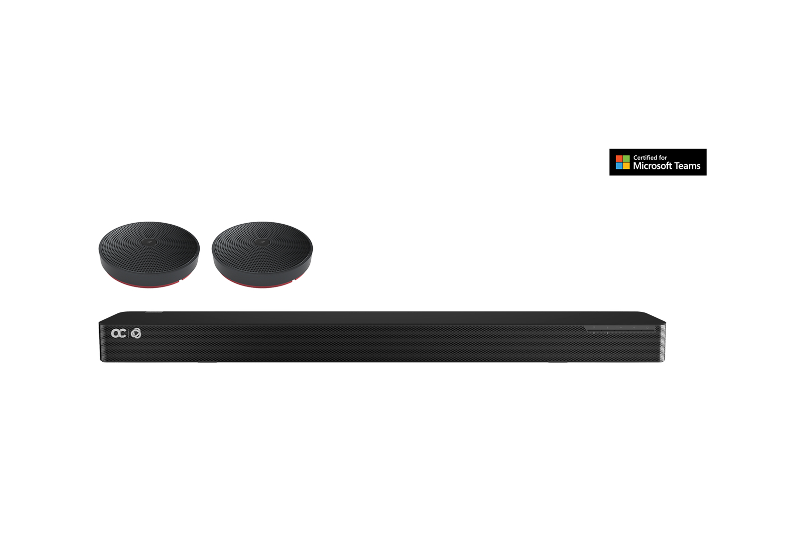 Kramer KAC-SPK-40 USB-Powered Audio Bar / 2 Satellite Microphones / Stereo Speakers Subwoofer / Teams Certified