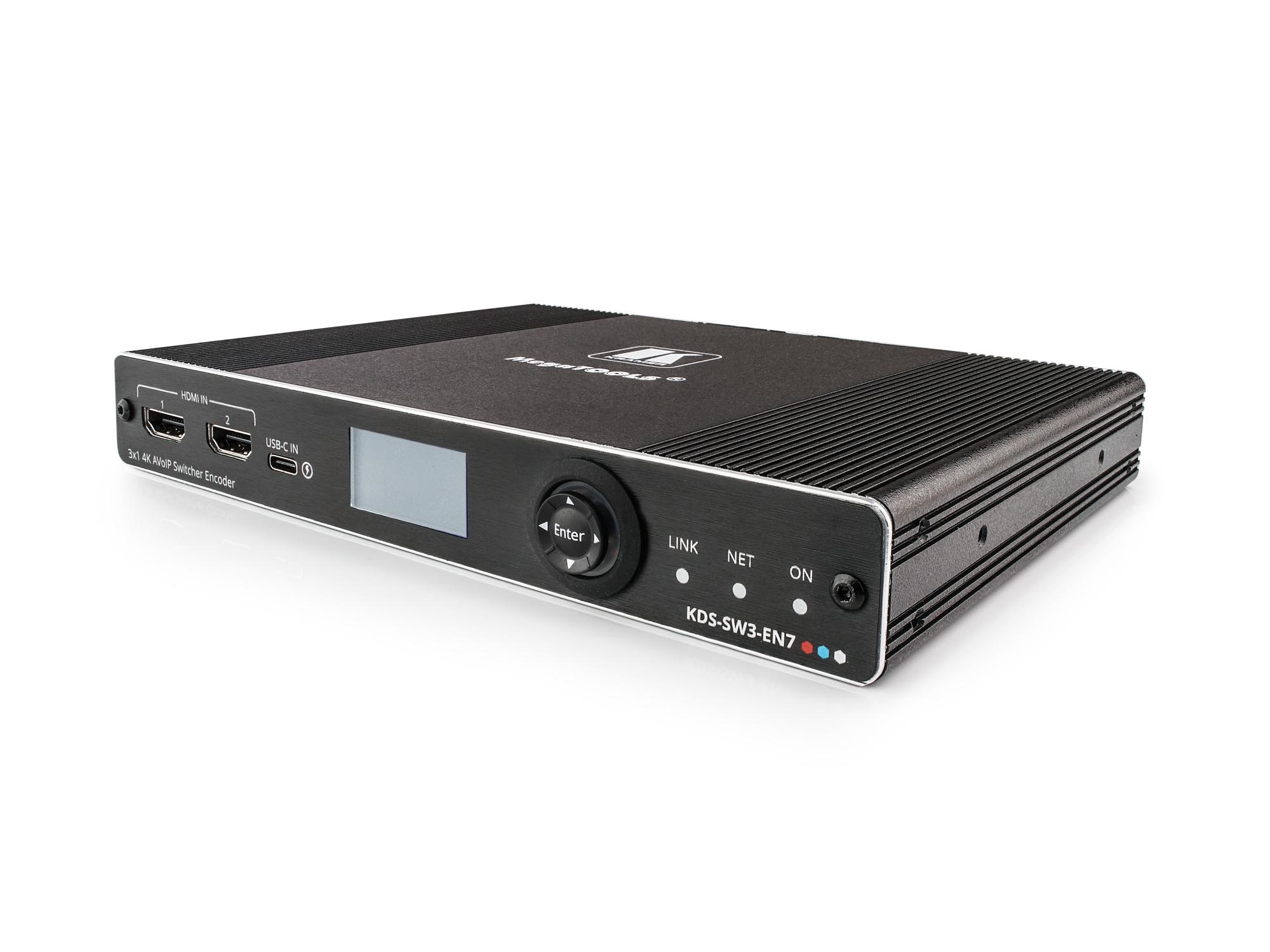 Kramer KDS-SW3-EN7 High-Performance/Highly-Scalable AVoIP Auto-Switch Encoder with Dante over 1G Network