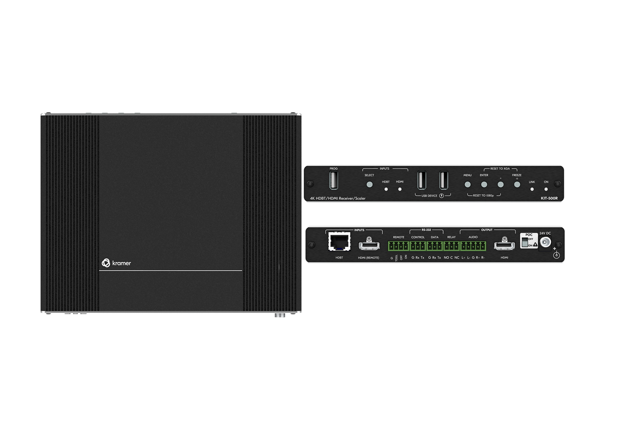 Kramer KIT-500 HDBaseT 5×2 Extender/Scaler Matrix Kit USB-C/HDMI 4K60