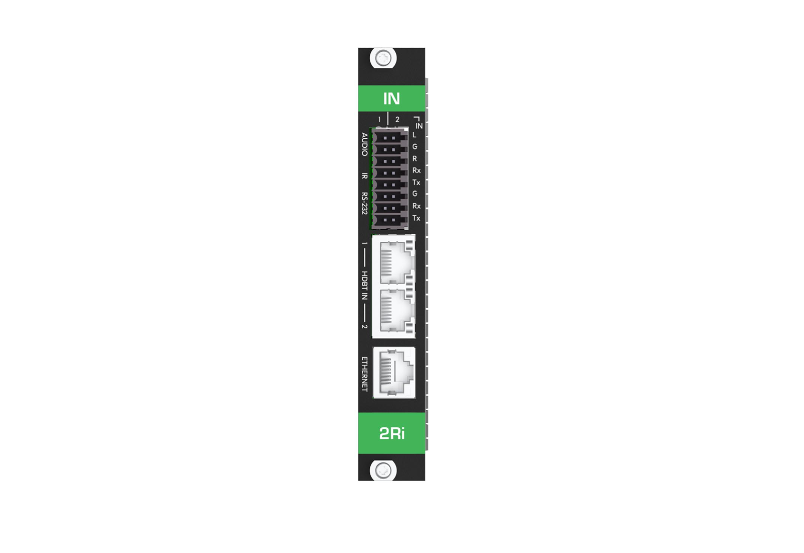 Kramer MC3-2RI 4K60 HDBaseT Extender Card/Dual Analog Audio/Ethernet/RS-232
