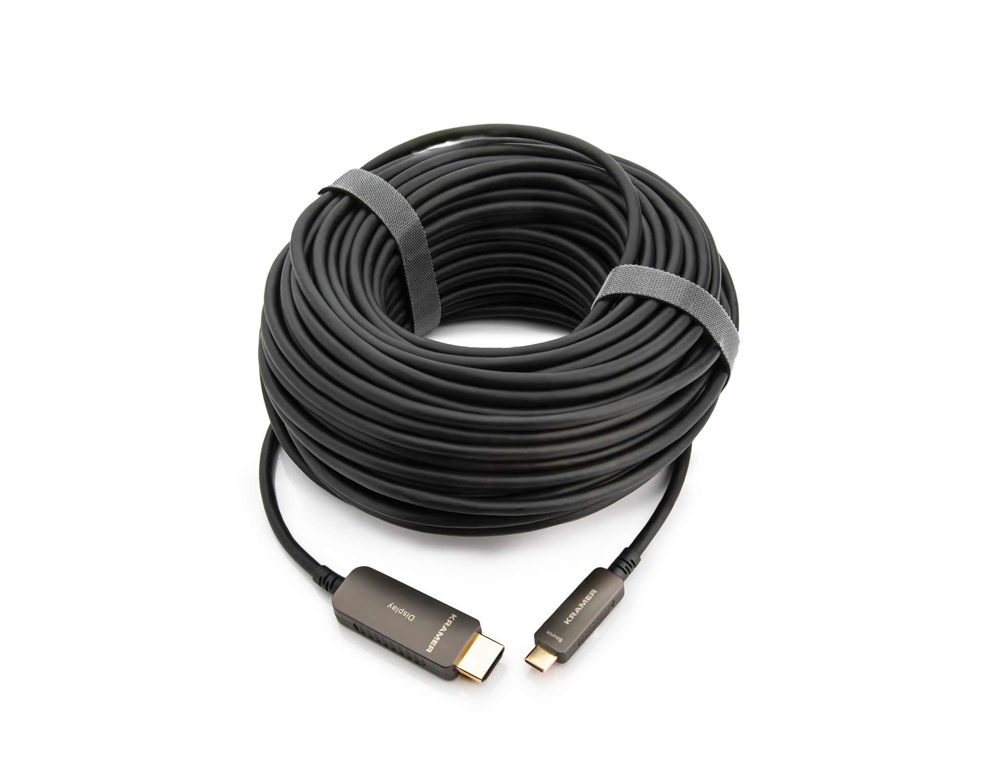 Kramer CLS-AOCU/CH-98 Active Optical USB-C to HDMI Cable / 4K@60Hz 4:4:4 / 98ft / 18Gbps / HDR / HDCP2.2