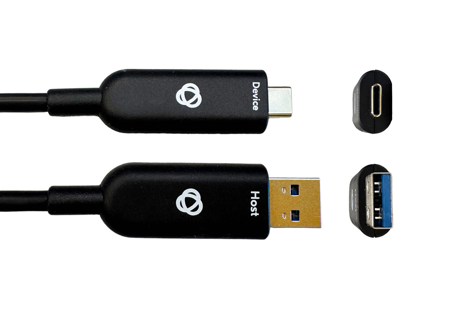 Kramer CP-AOCU32/AC-50 USB 3.2 Gen 2 10Gbps USB-A/USB-C Hybrid Fiber/Copper Cable 50ft Data Only