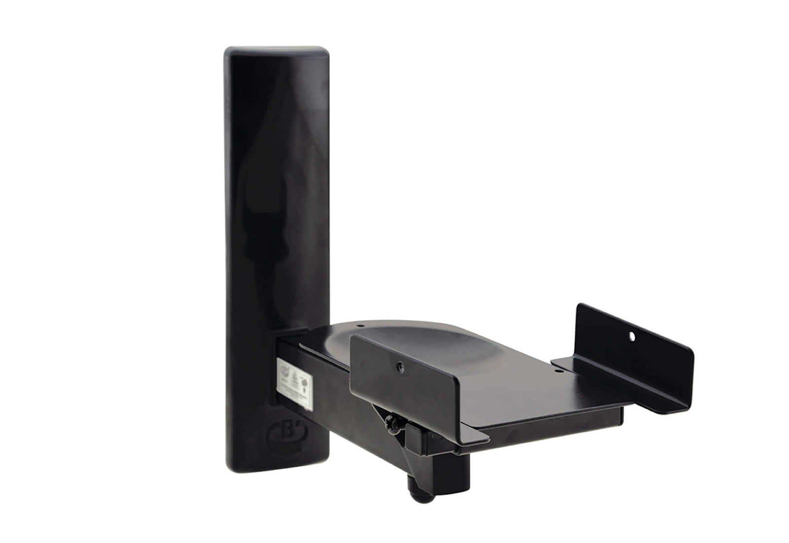 Kramer DOLEV-MOUNT/WHITE(PAIR) Side-Clamping Speaker Wall Mount / Clamp 135mm-280mm / +/-7deg Tilt / 360deg Swivel / White Pair