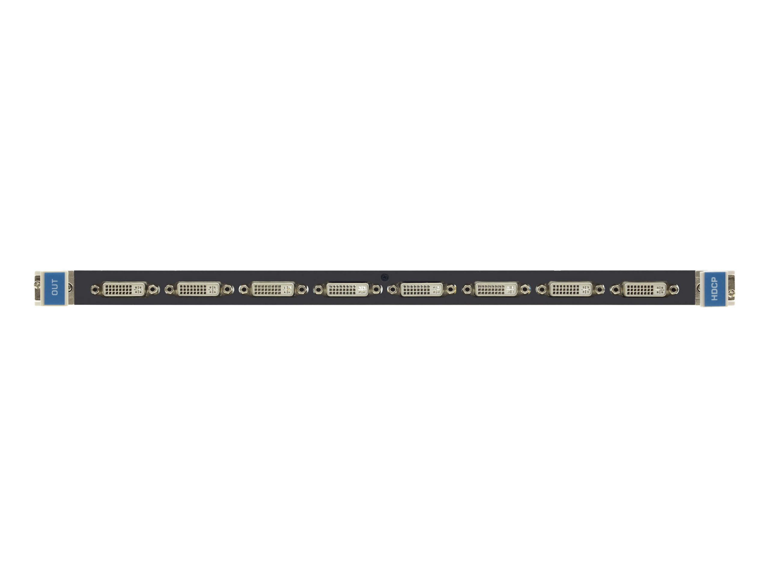 Kramer HDCP-OUT8-F64/STANDALONE 8-Channel HDCP HDMI over DVI Output Card / 3D Pass-Through / 6.75Gbps