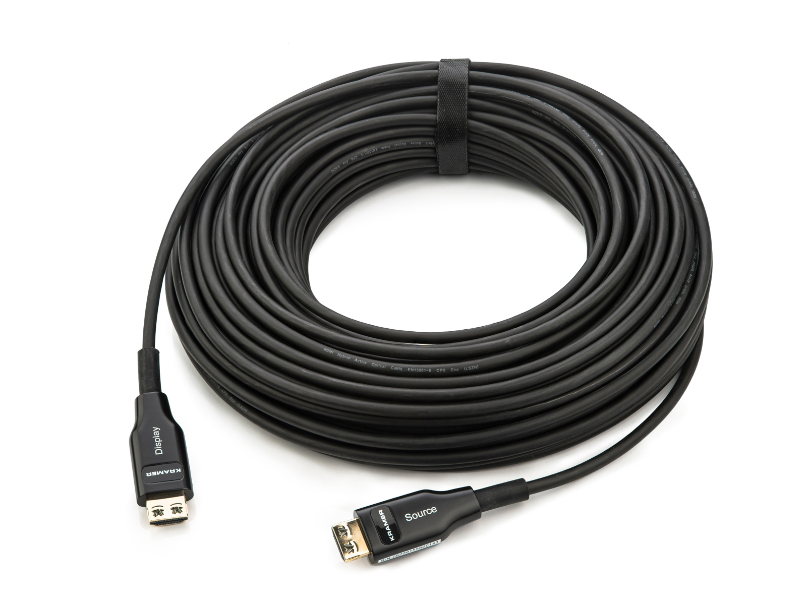 Kramer CP-AOCH/UF-66 20m/66ft Ultra High-Speed HDMI Optic Hybrid Cable – Plenum Rated