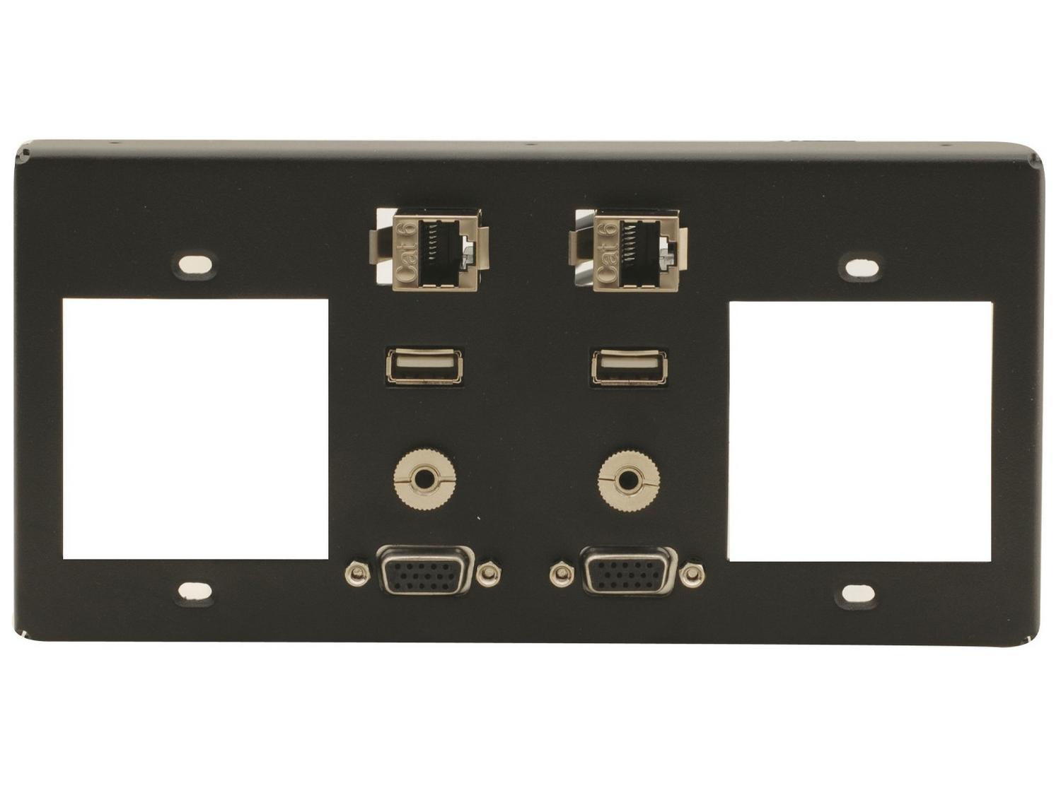 Kramer T4F-2S 2 Single Power Sockets Slots