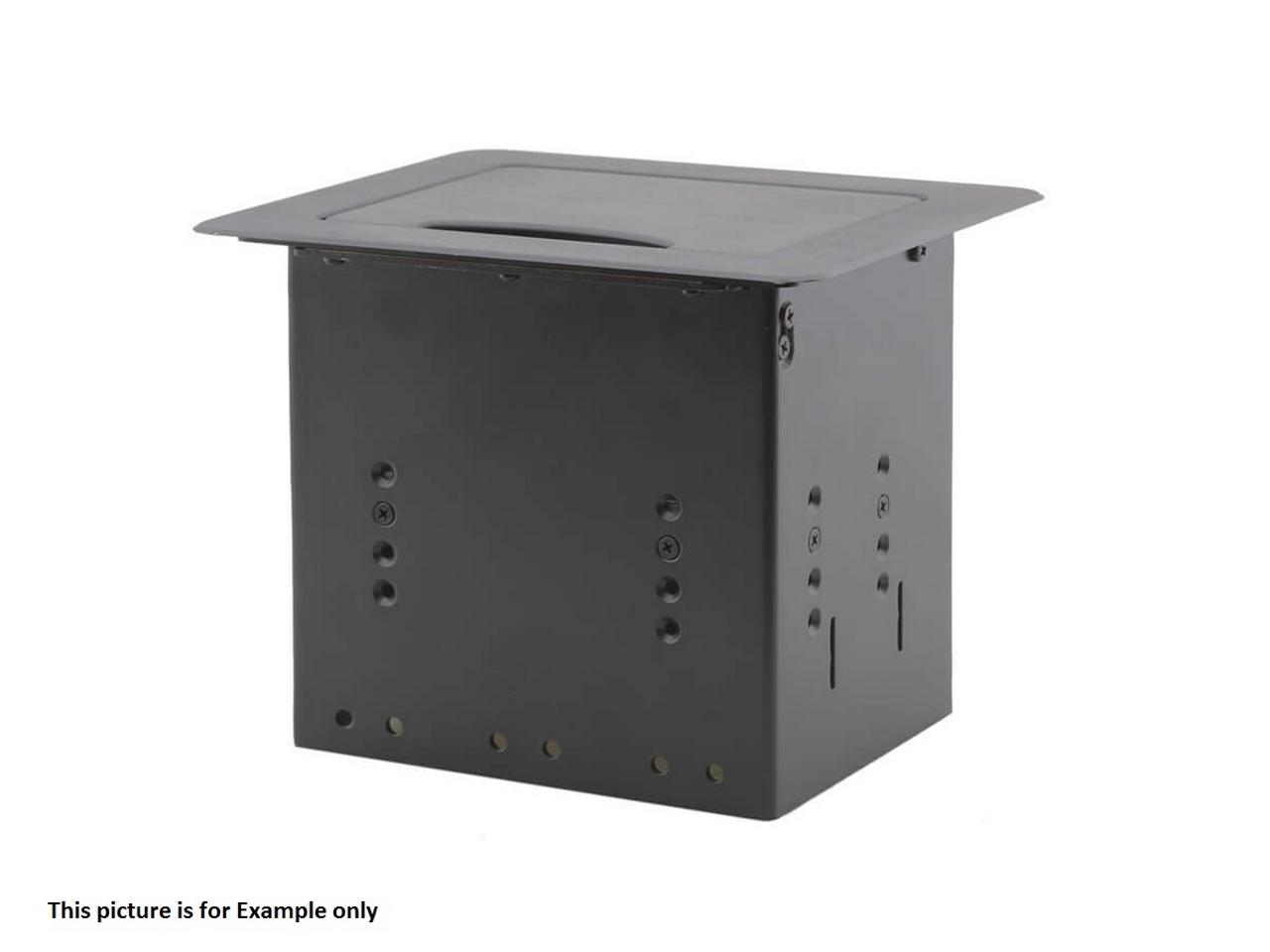 Kramer TBUS-3xl(BC) Table Mount Modular Multi-Connection Solution/Brushed Clear