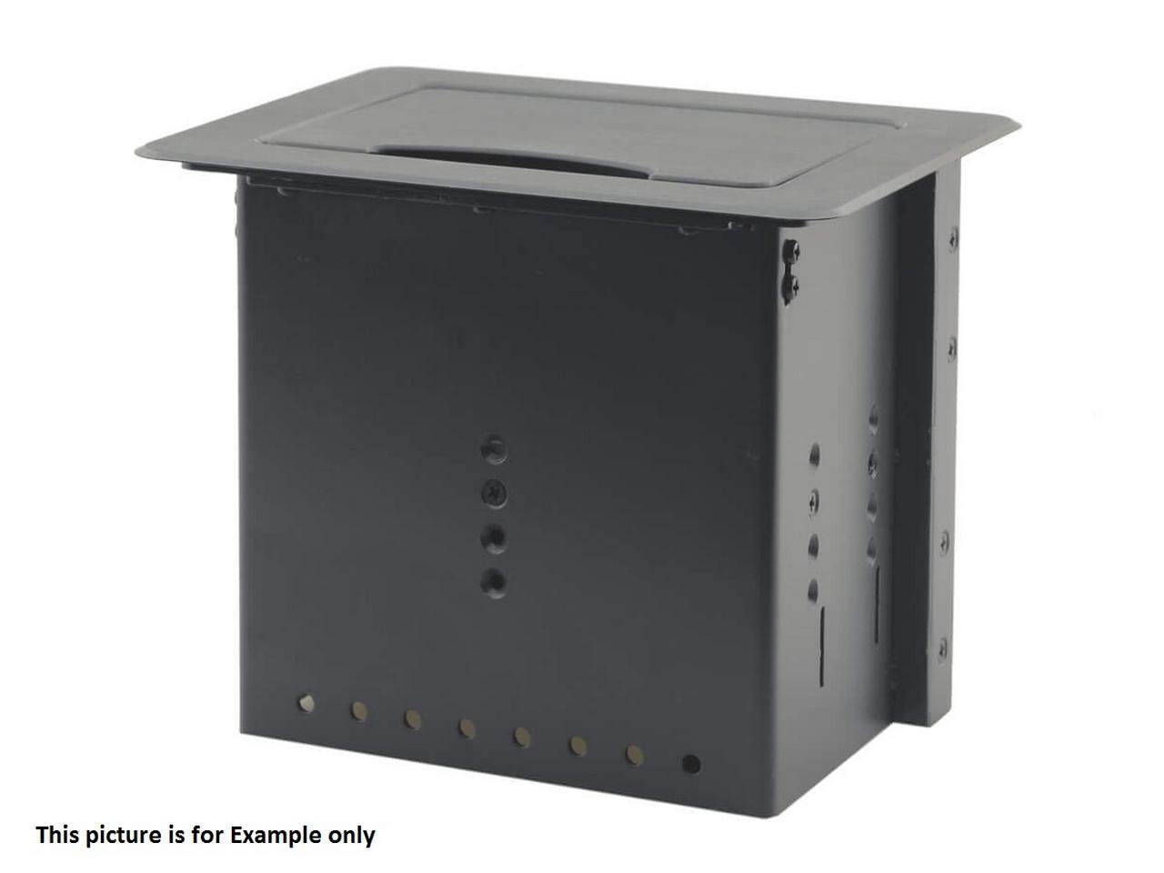 Kramer TBUS-5xl(BC) Table Mount Modular Multi-Connection Solution/Brushed Clear