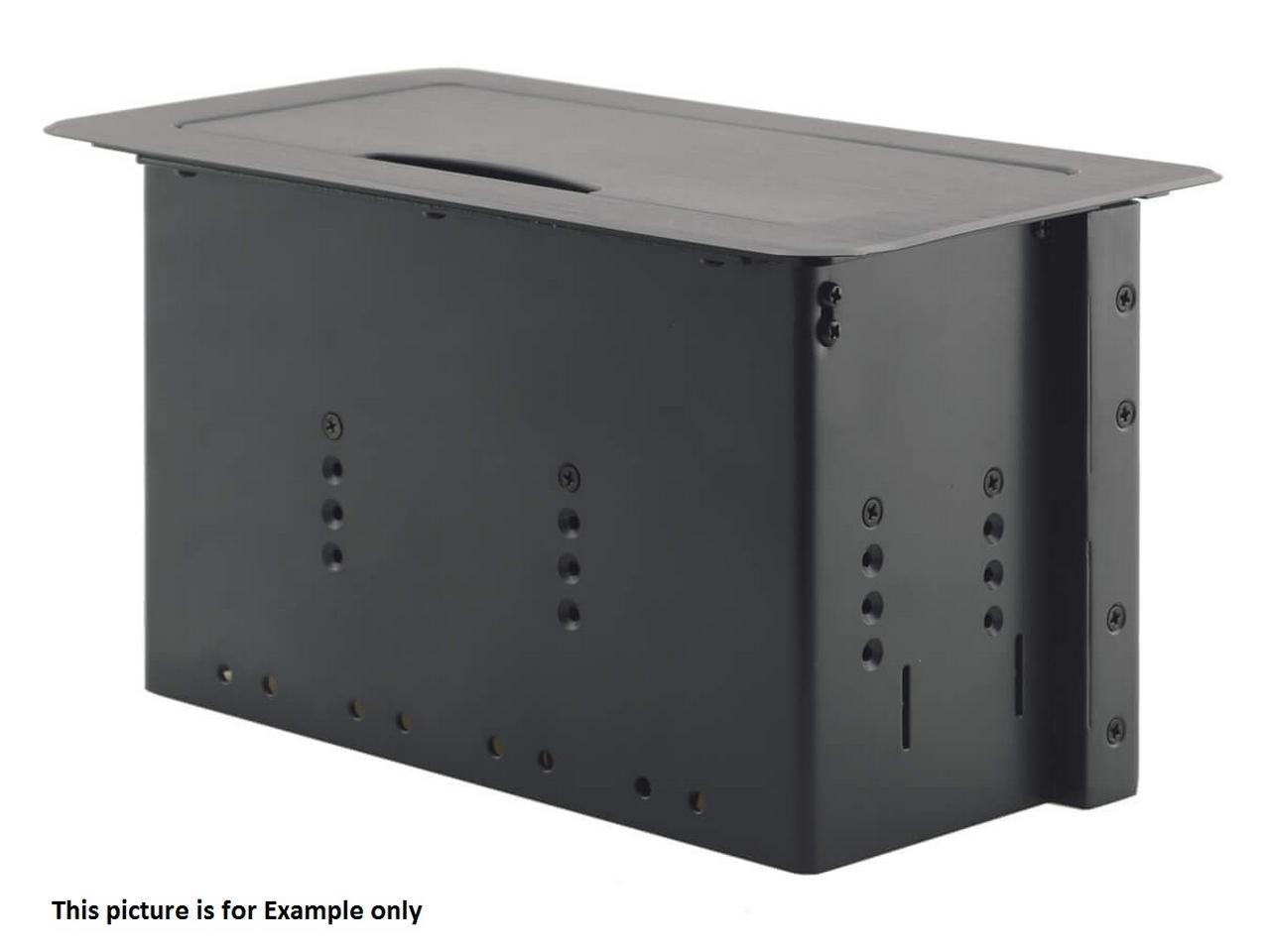 Kramer TBUS-6xl(BC) Table Mount Modular Multi-Connection Solution/Brushed Clear