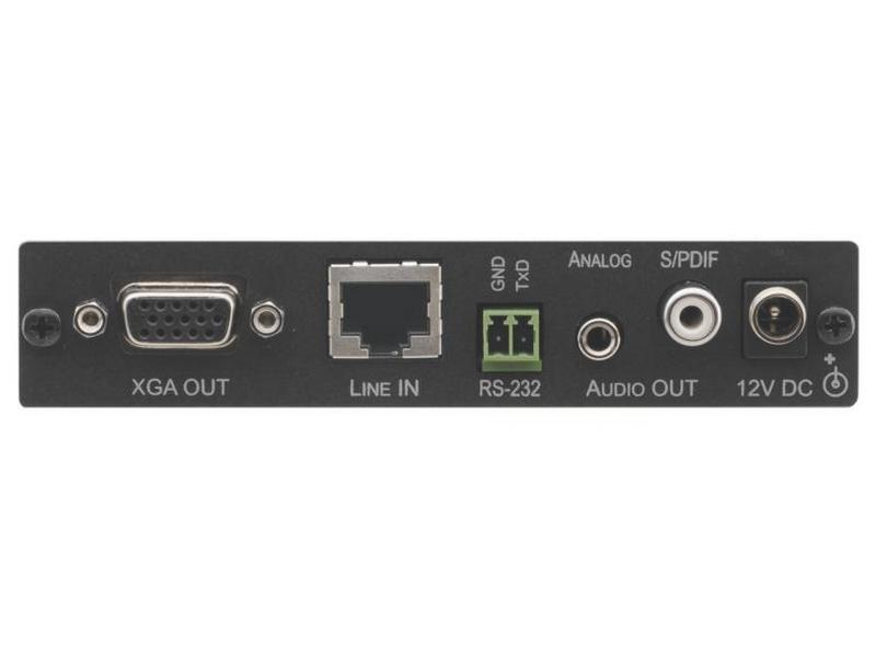 Kramer TP-124-od-b VGA Video/Stereo and S/PDIF Audio and RS-232 over Twisted Pair Receiver with EMP Protection - Image 2