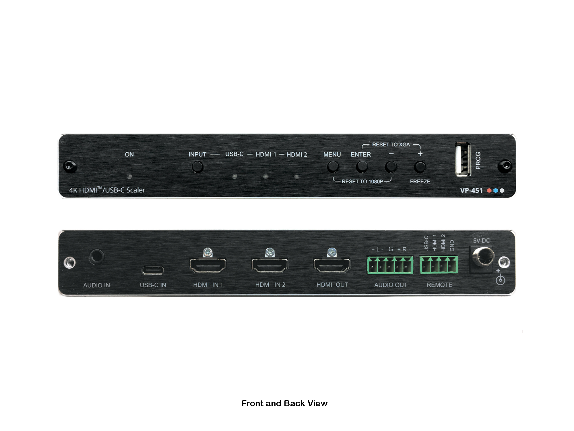 Kramer VP-451 18G 4K HDR HDMI Scaler / USB-C Input / 4K60 4:4:4 / HDCP 2.2