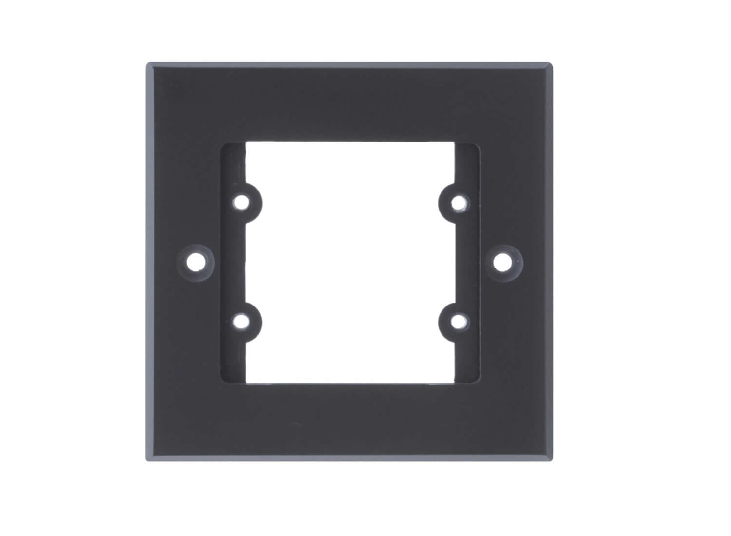 Kramer FRAME-1G/US(G) Frame for Wall Plate Inserts — 1 Gang, black
