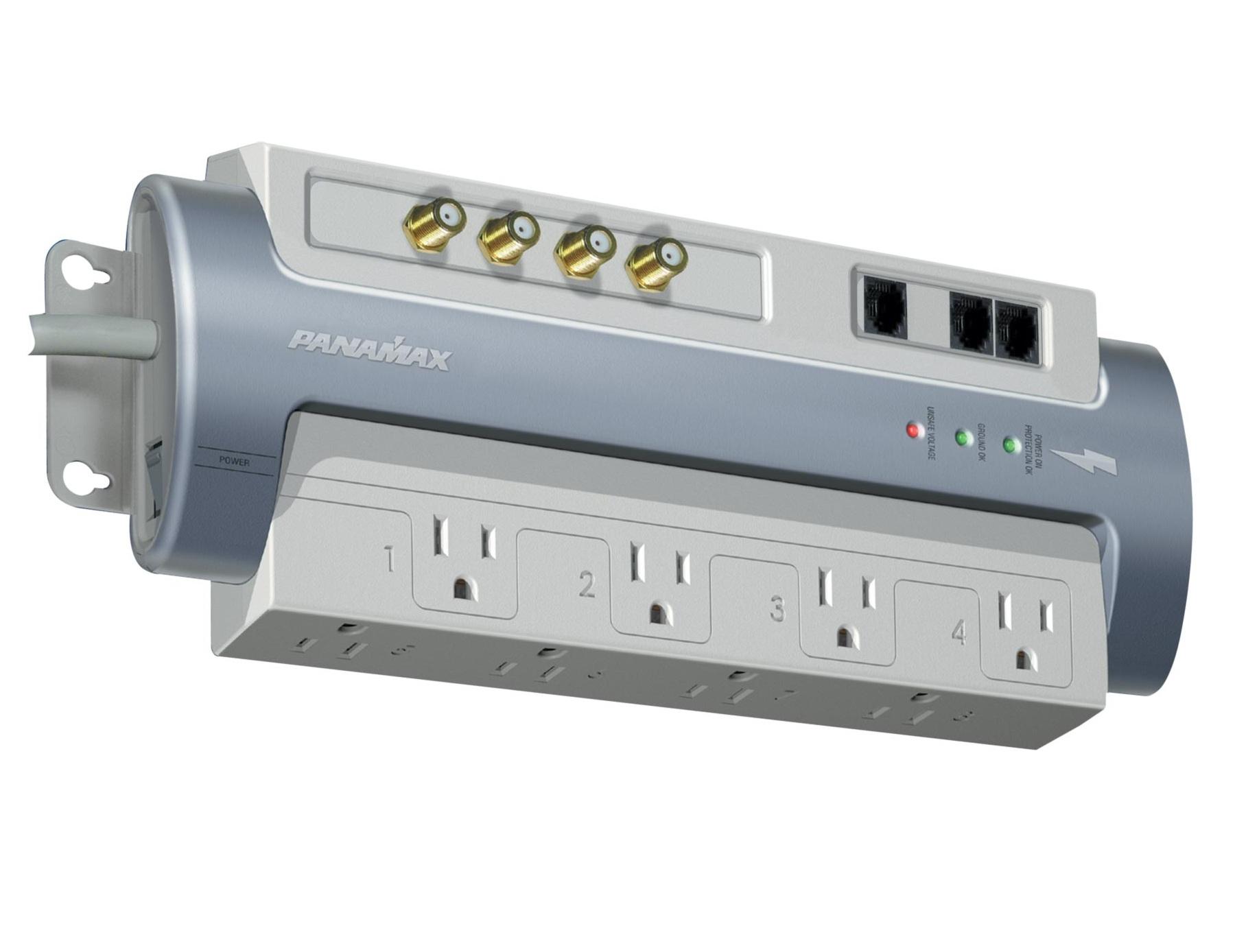 Panamax M8-AV Max 8 AV – 8 AC Coax and Telephone Line Surge Protector