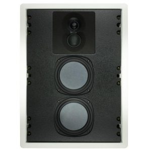 Phase Technology CI120 Dual 5.25in 3-Way In-Wall Speaker / 55Hz-22kHz / 90dB / 4 Ohm