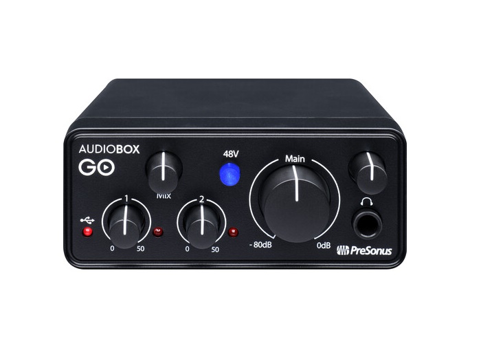 PreSonus AudioBox GO Ultracompact 2x2 USB Type-C Audio Interface