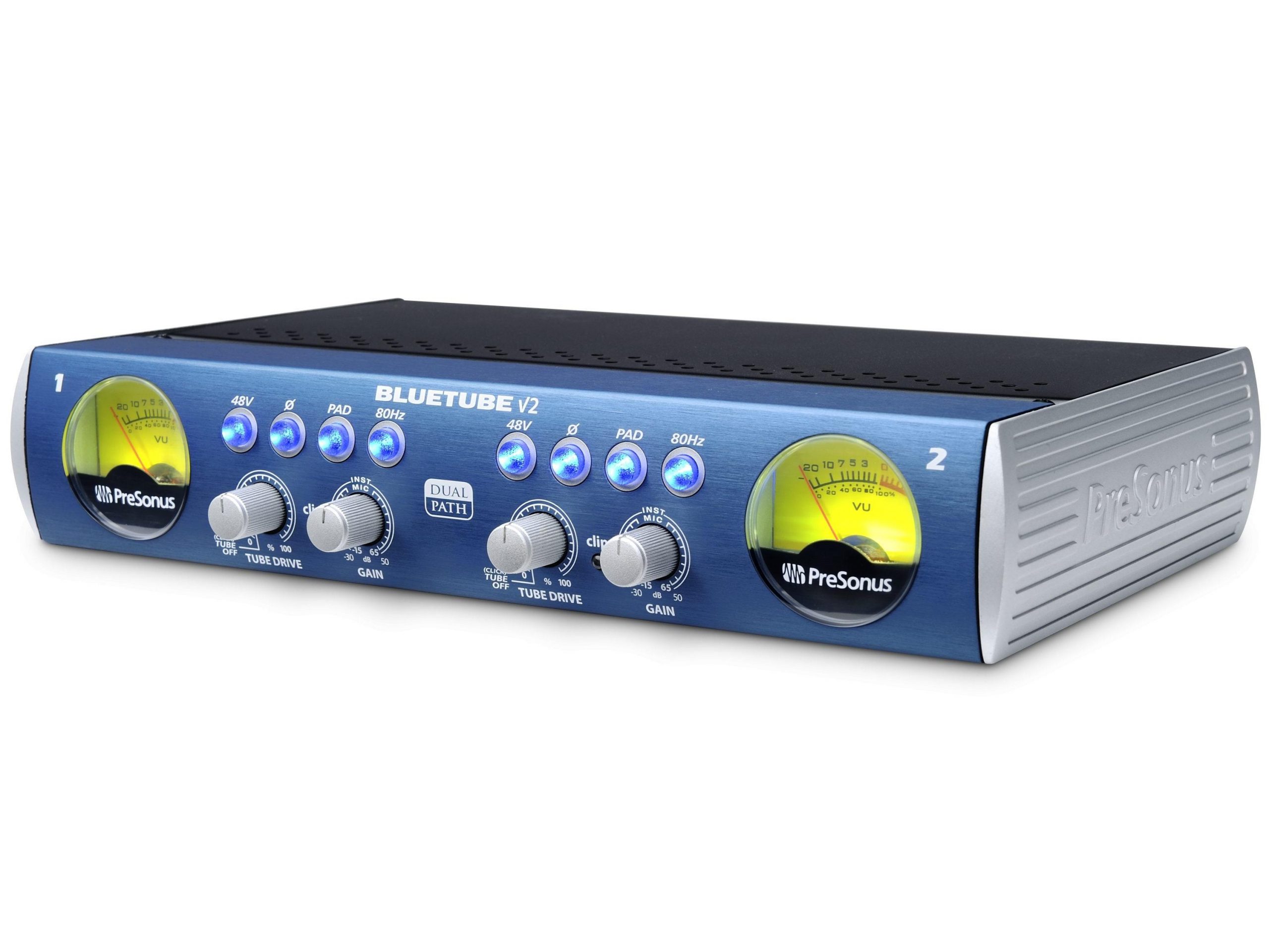 PreSonus Blue Tube DP V2 2-Channel Mic/Instrument Tube Preamp