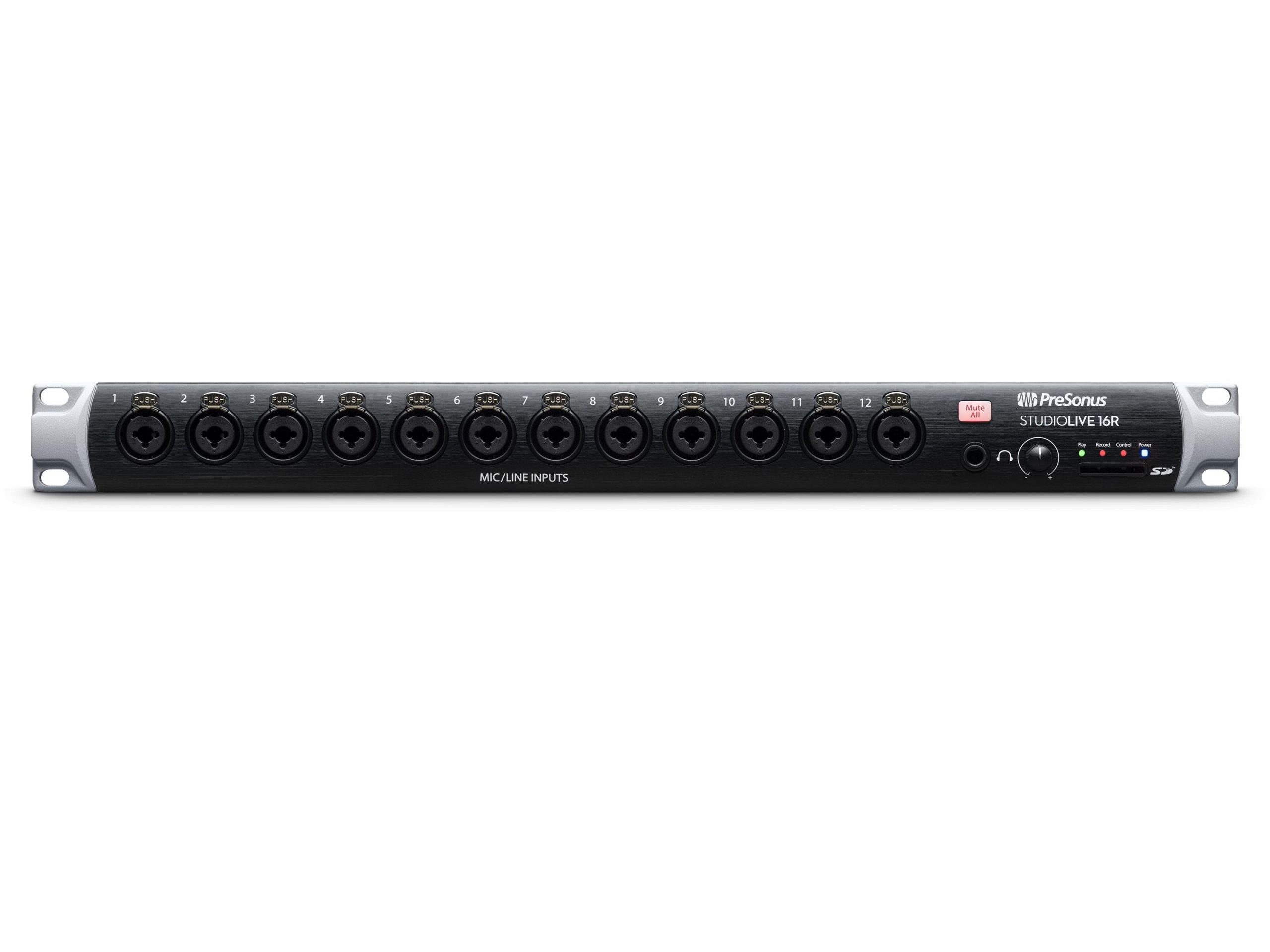 PreSonus StudioLive 16R 16x8 Digital Rack Mixer with 16 Recallable XMAX Preamps