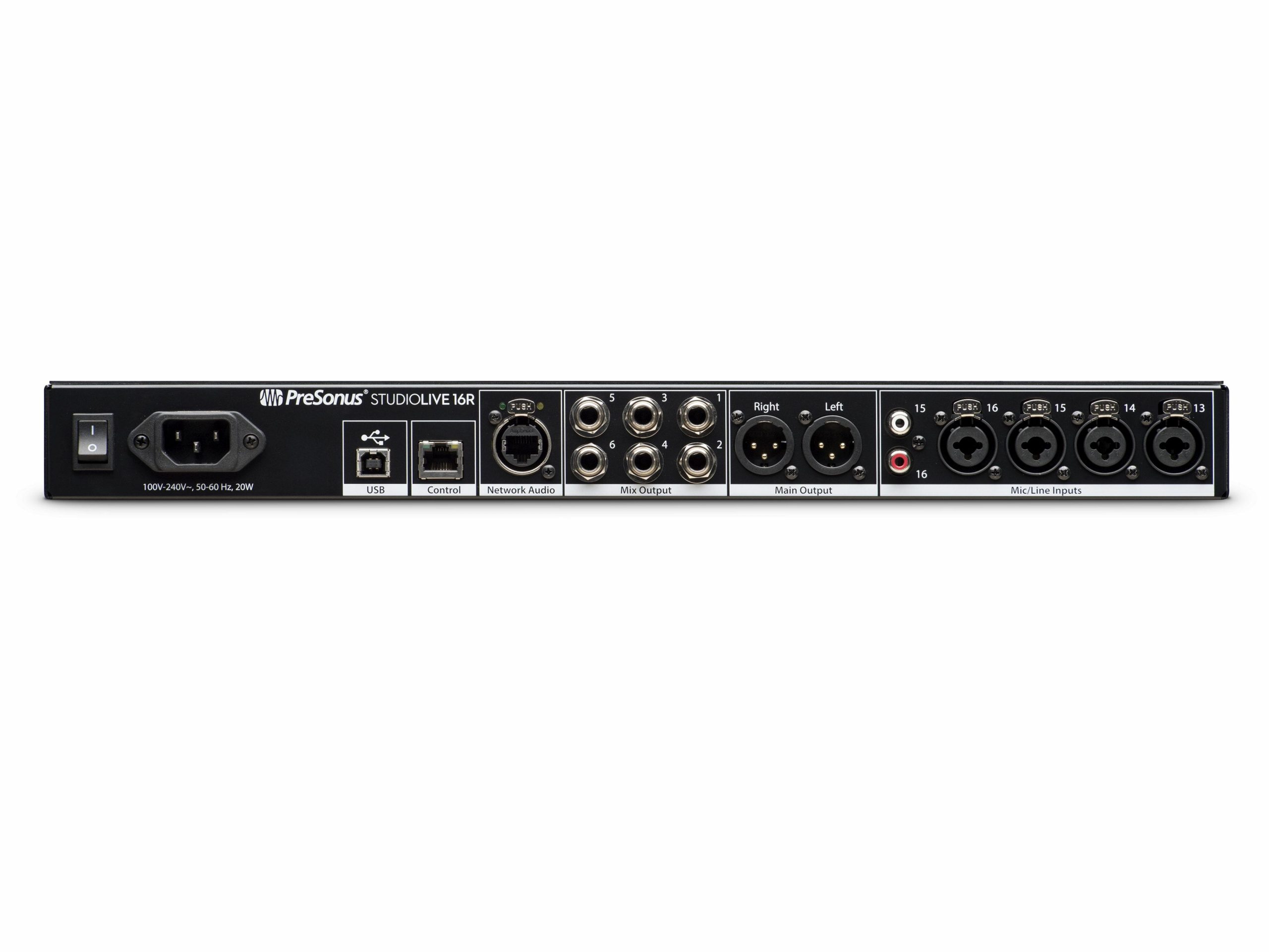 PreSonus StudioLive 16R 16x8 Digital Rack Mixer with 16 Recallable XMAX Preamps - Image 2