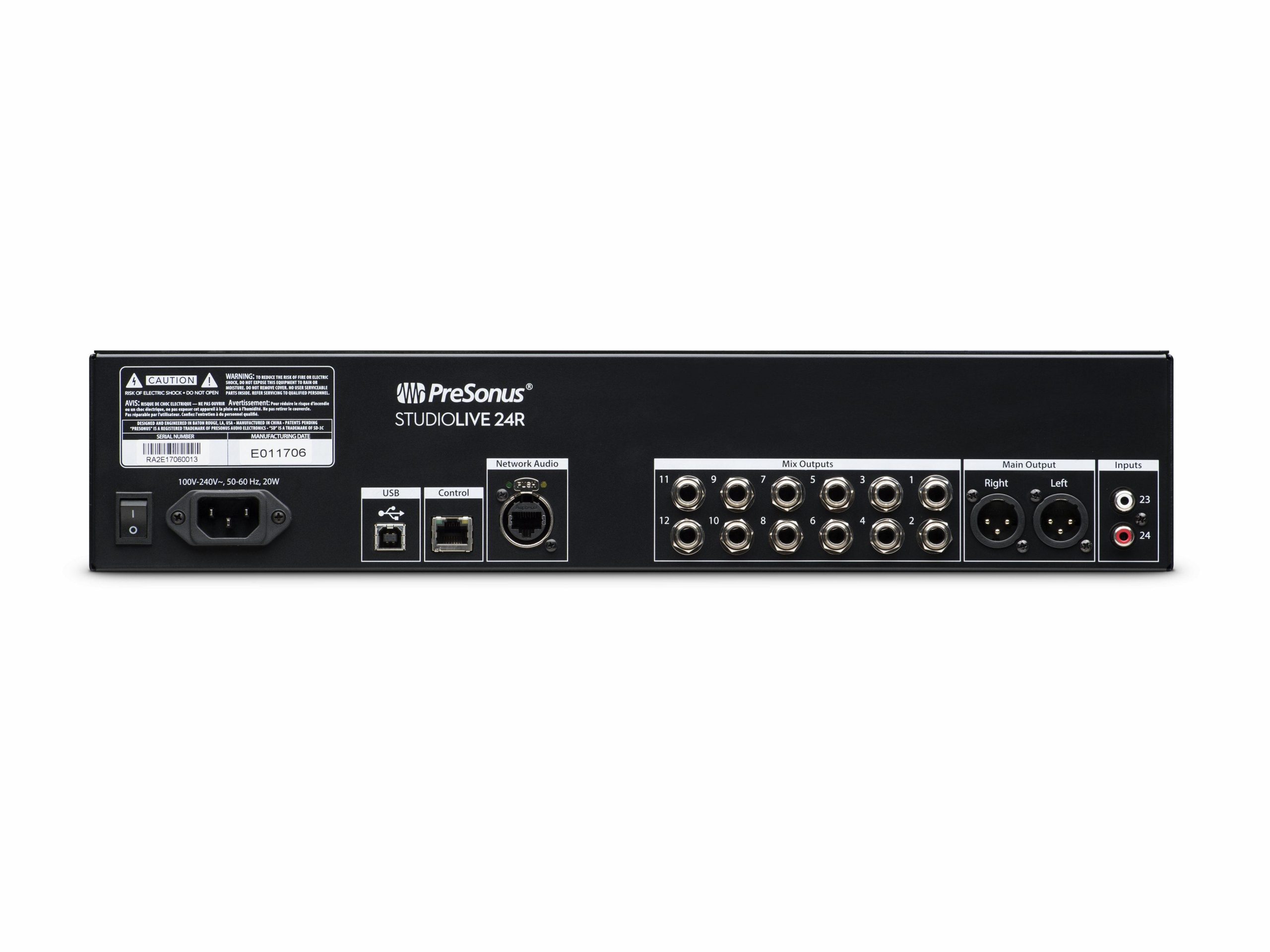 PreSonus StudioLive 24R 46x26 Digital Rack Mixer with 24 Recallable XMAX Preamps - Image 2