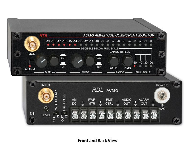 RDL ACM-3 Amplitude Component Monitor