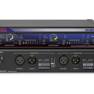 RDL HR-MCP2 Dual Channel Microphone Compressor