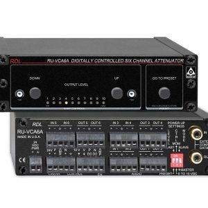 RDL RU-VCA6A Digitally Controlled 6 Channel Audio Attenuator