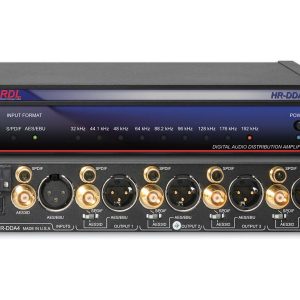 RDL HR-DDA4 1x4 Digital Audio Distributor AES/EBU / S/PDIF / AES-3ID Reclock 24-bit 192kHz