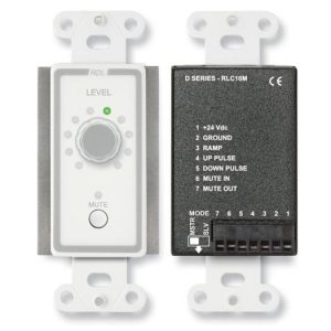 RDL D-RLC10M Remote Level Control with Muting - Rotary Optical Encoder