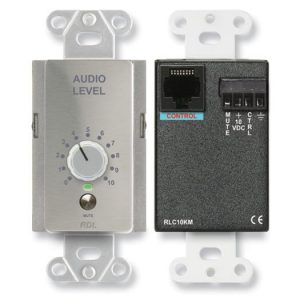 RDL DS-RLC10KM Remote Level Control with Muting/stainless steel