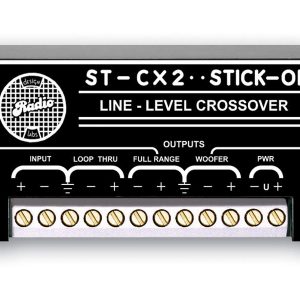 RDL ST-CX2 Two-Band Active Line-Level Crossover / Full-Range Output / Woofer Output / Loop-Through / 24 Vdc