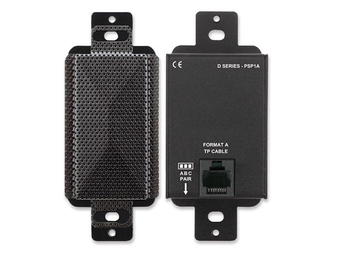 RDL DB-PSP1AF Decora-Style Active Loudspeaker/Format-A/Black