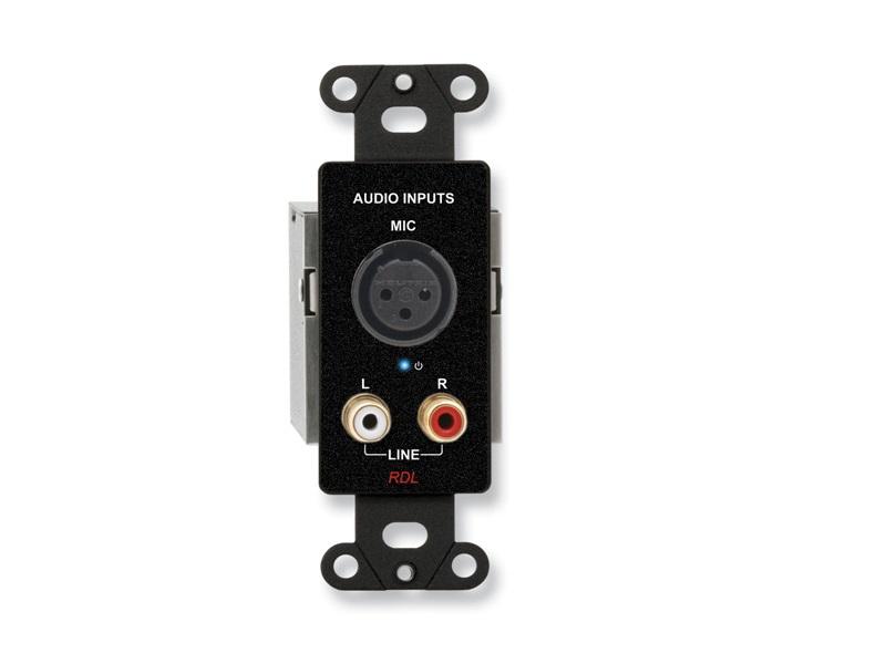 RDL DB-TPS3A Active 3-Pair Extender (Transmitter)/Format-A/XLR mic/stereo phono in/Black