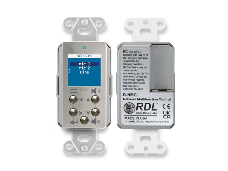 RDL DS-NMC1 Network Remote Control with Screen