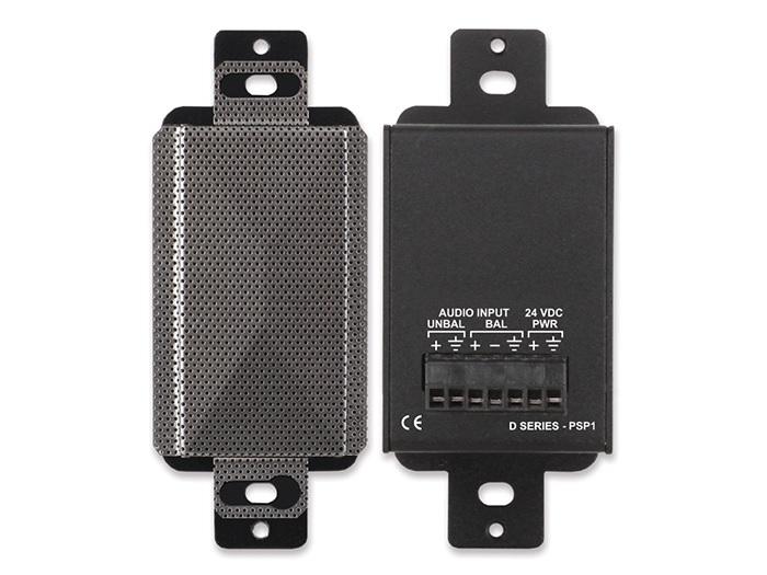 RDL DS-PSP1F Decora-Style Active Loudspeaker/Stainless Steel