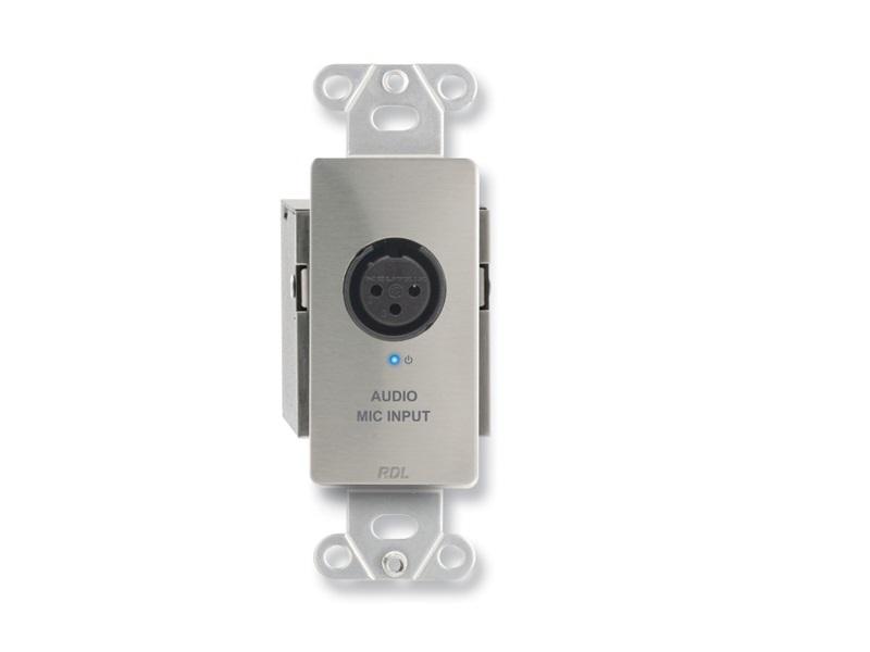 RDL DS-TPS1A Active Single-Pair Extender (Transmitter)/Format-A/XLR mic input/Stainless