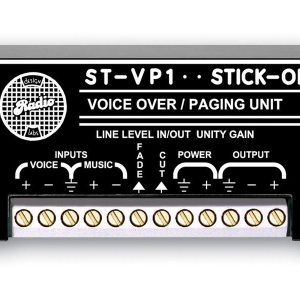 RDL ST-VP1 Voice-Over / Paging Module - Selectable Fade or Cut / Adjustable Depth / Adjustable Rate / +4 dBu