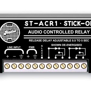 RDL ST-ACR1 Line-Level Audio Controlled Relay / DPDT Contacts / Adjustable Sensitivity