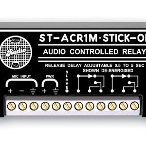 RDL ST-ACR1M Microphone-Level Audio-Controlled Relay / DPDT Contacts / -60 dBu to -20 dBu / 0.5-5 s Release