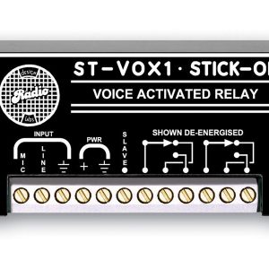 RDL ST-VOX1 Voice-Activated Relay / Mic or Line Trigger / DPDT Contacts / Adjustable Threshold