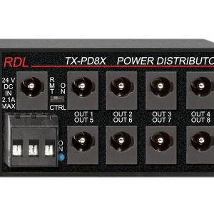 RDL TX-PD8X 1x8 24 Vdc Switching Power Supply Distributor