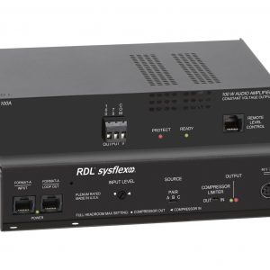 RDL SF-PA100A Format-A Selectable Input / 100W Mono 70V / 100V Constant Voltage Amplifier