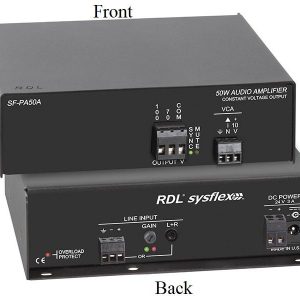 RDL SF-PA50A 50 W Mono Audio Amplifier/70 or 100 V