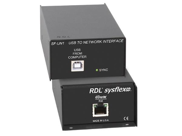RDL SF-UN1 USB to Dante Network Interface