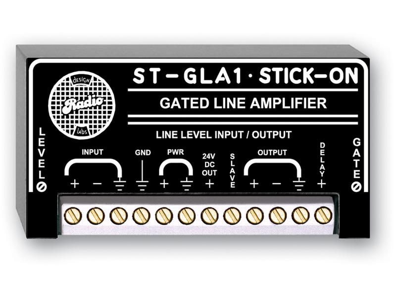 RDL ST-GLA1 Gated Line Amplifier / Noise Gate / Adjustable Gain / Open-Collector Logic Output