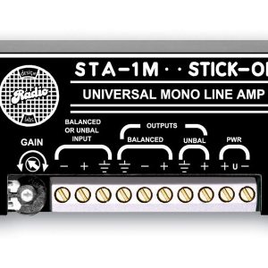 RDL STA-1M Mono Audio Line Amplifier / Balanced Unbalanced I-O / Adjustable Gain