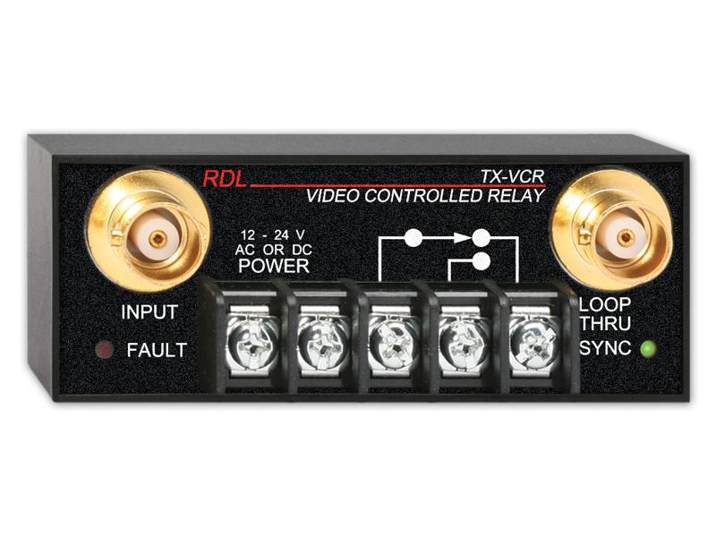 RDL TX-VCR Video Controlled Relay – BNC