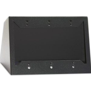 RDL DC-3B Triple Decora Desktop / Wall Chassis / Holds 1-3 Decora Devices / Black