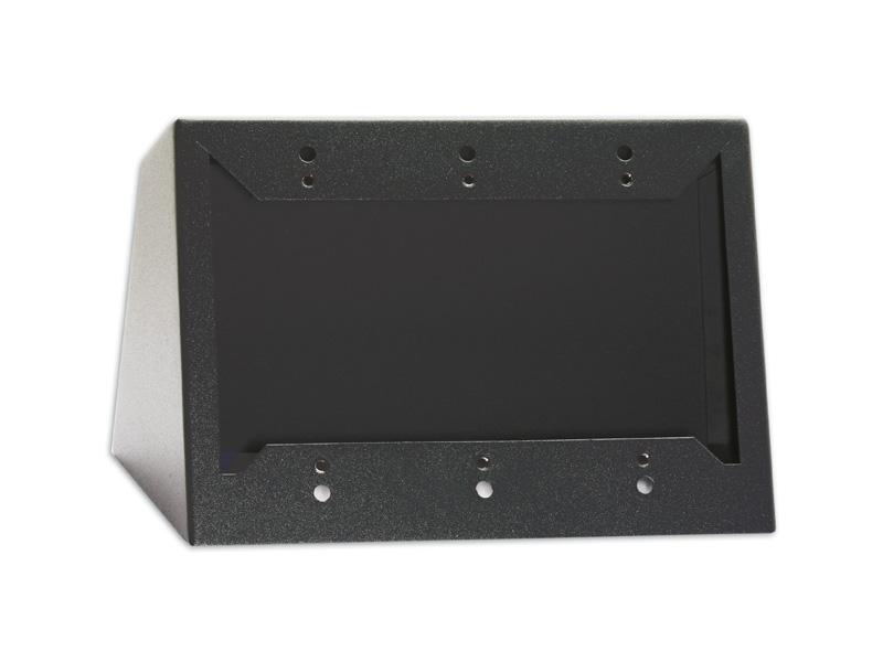 RDL DC-3B Triple Decora Desktop / Wall Chassis / Holds 1-3 Decora Devices / Black