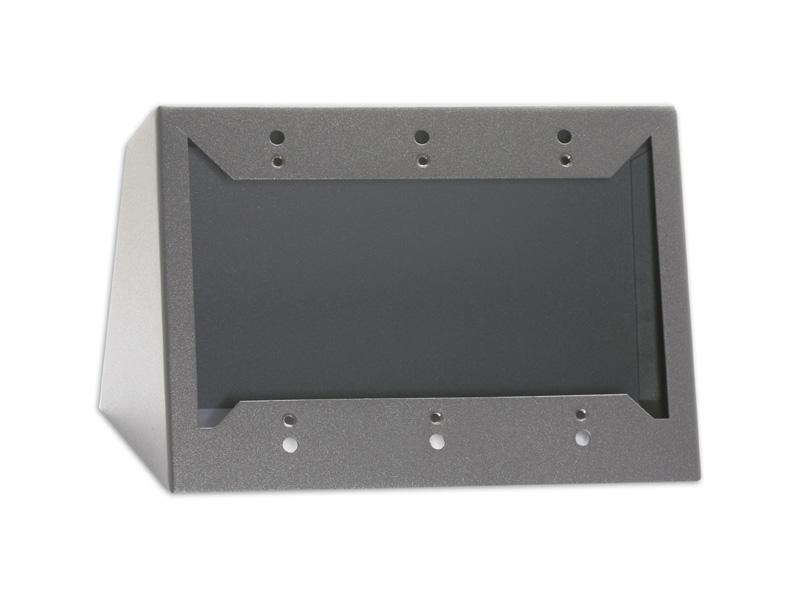 RDL DC-3G Triple Decora-Style Desktop / Wall Chassis Gray – Mounts 1 / 2 / 3 Modules